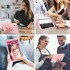 NIKCORP Oklopna zaštitna maska za Samsung Galaxy Tab A 8.4" sa stalkom trodijelna robusna futrola za tablet, roza